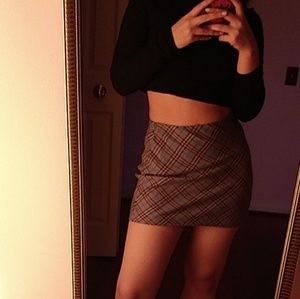 Plaid Mini Skirt
